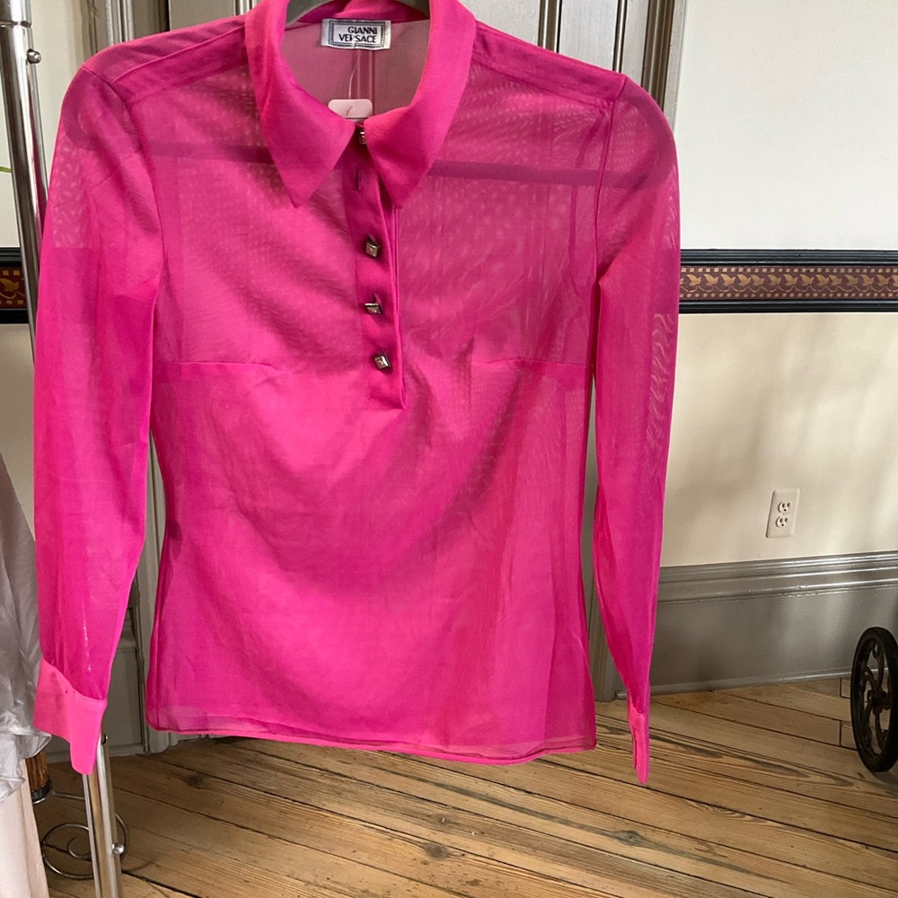 Gianni Versace pink top